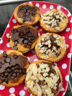 Foto resep Double Chocolate Cream Cheese Muffins