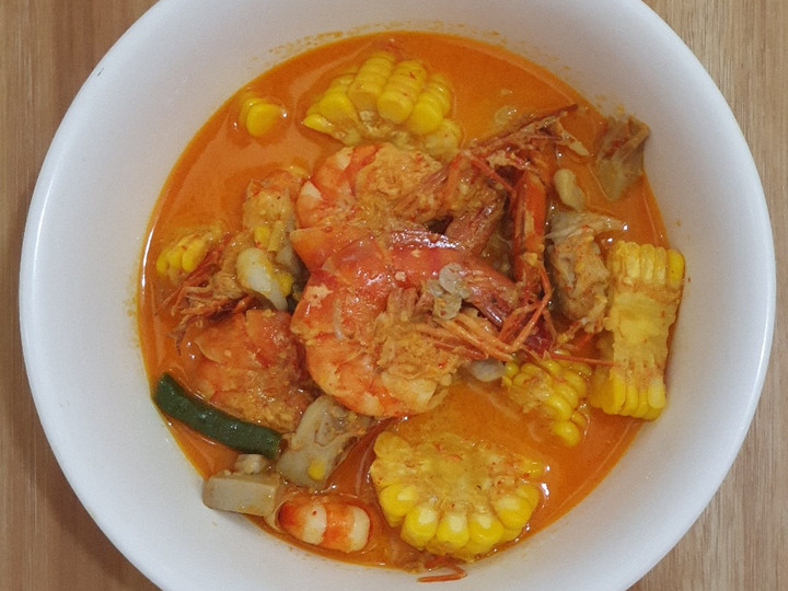 Bagaimana Menyiapkan Udang Tumis Santan, Enak Banget