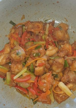 Foto resep Ayam Asam Manis🐓🍅🥒🫑🧄