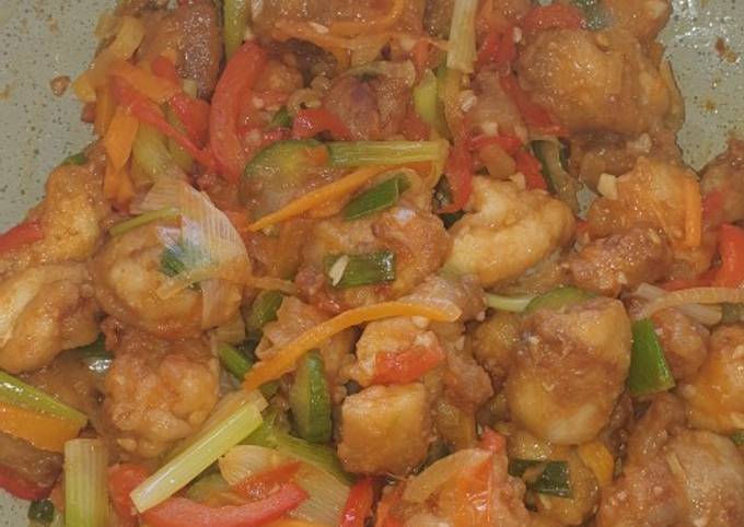 Cara Gampang Membuat Ayam Asam Manis🐓🍅🥒🫑🧄, Enak