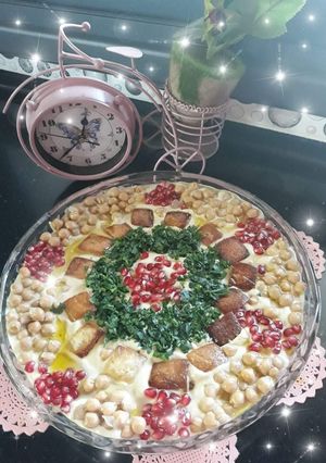 صورة لوصفة فتة حمص