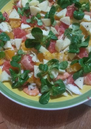 Una foto de Ensalada fresca a la Endives