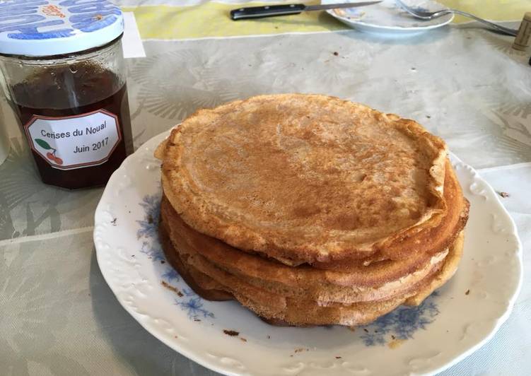 Comment Servir Crêpes sucrées