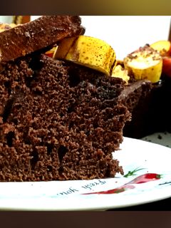 عکسی از دستور کیک شکلاتی دو تخم مرغی