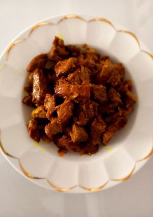 عکسی از دستور 🐔 خوراک جیگر مرغ 🐔
