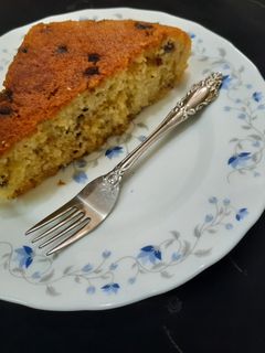 عکسی از دستور کیک کشمش و گردو☕