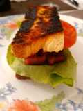 Sándwich BLT (panceta, lechuga y tomate)