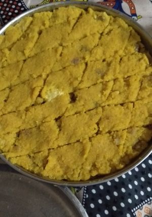 A picture of Moongi Dal Ka Halwa.