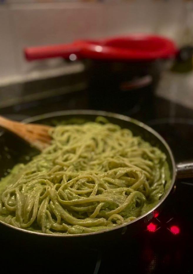 Una foto de Cena rápida de espaguettis con salsa Al Capone
