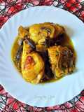 Pollo en salsa verde cremosa con champiñones laminados