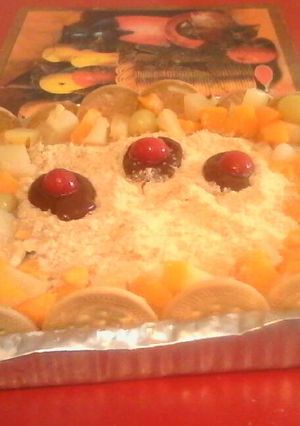 Una foto de Postre helado de limón