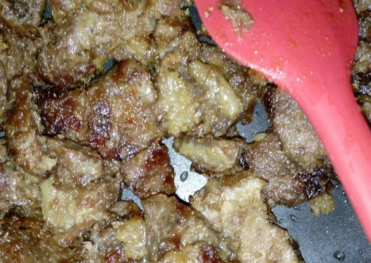 85. Daging sapi bumbu bacem