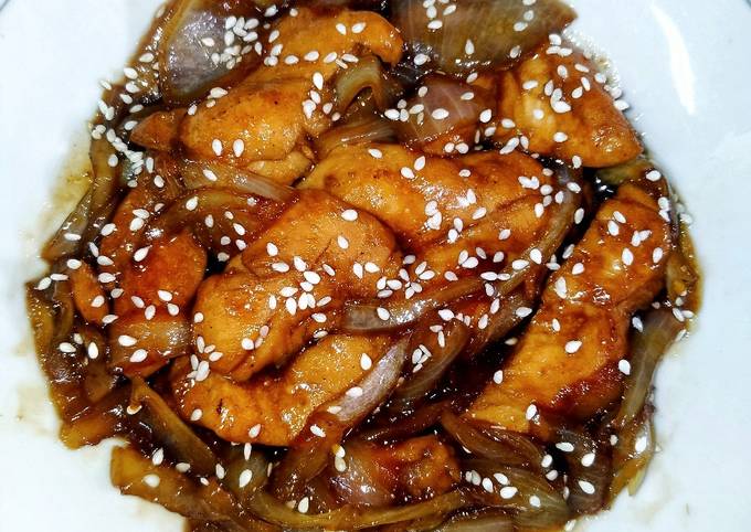 72.Chicken Teriyaki ala Restoran Jepang