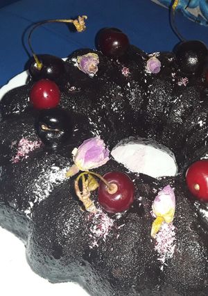 عکسی از دستور کیک شکلاتی 😋