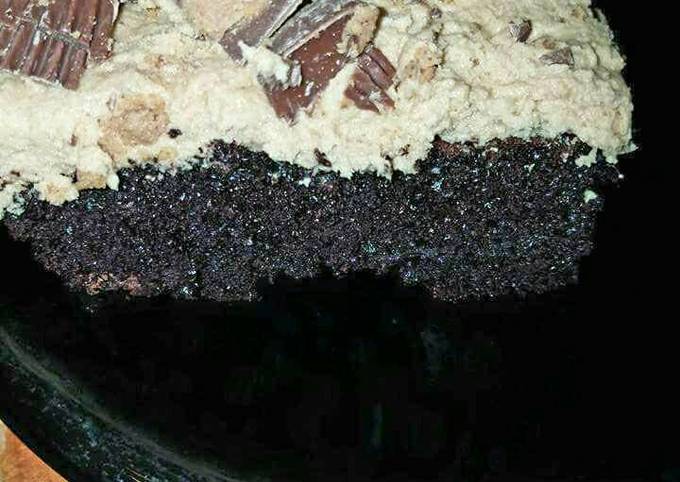 Chocolate Cake with PB Cups