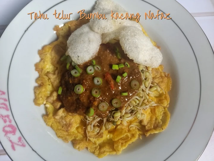 Cara Mudah Membikin Resep Tahu Telur Bumbu Kacang yang Lezat Anti Ribet, Mantap Sekali