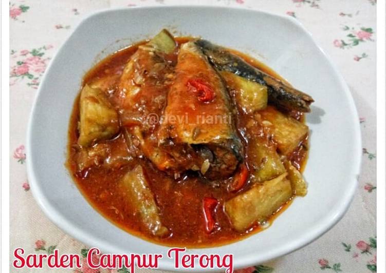 Bahan Menyiapkan Sarden Campur Terong yang Lezat Sekali