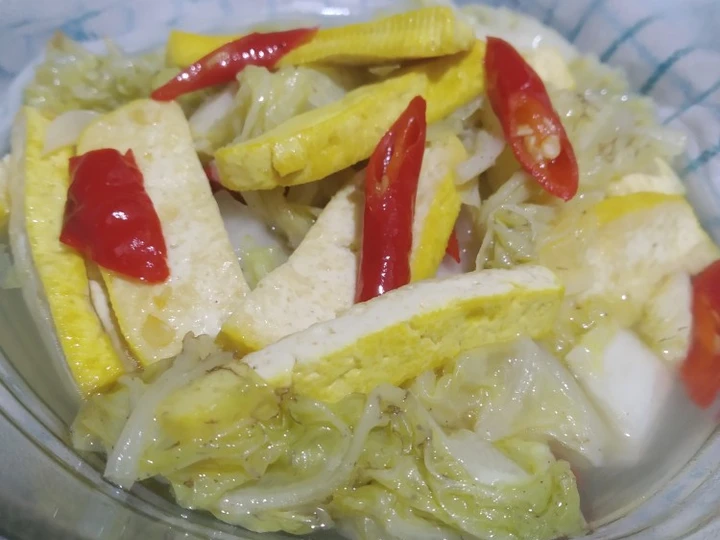 Langkah Mudah untuk Menyiapkan Resep 68. Oseng Sawi Putih Tahu Kuning yang Bisa Manjain Lidah Anti Ribet, Lezat Sekali