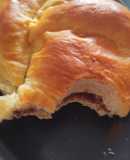 Croissant o cuernito con Nutella