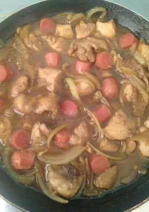 Foto resep Ayam Sosis Teriyaki