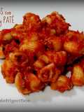 Coditos con carne y paté