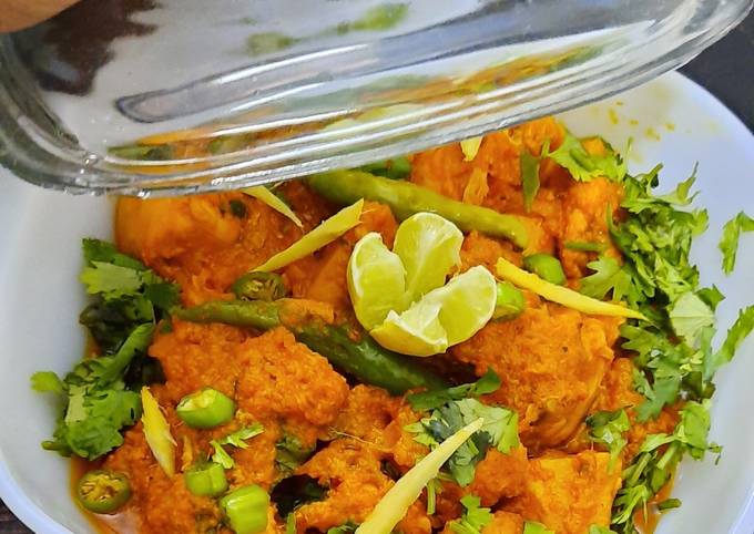 Recipe of Perfect Tandoori chicken karahi🍗🍗