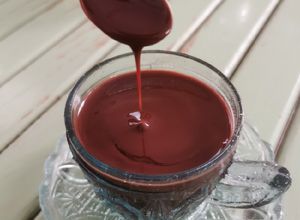 Una foto de Chocolate espeso