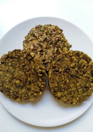 Una foto de Hamburguesas de porotos mung