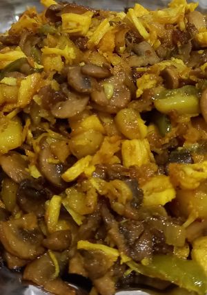 عکسی از دستور خوراک قارچ