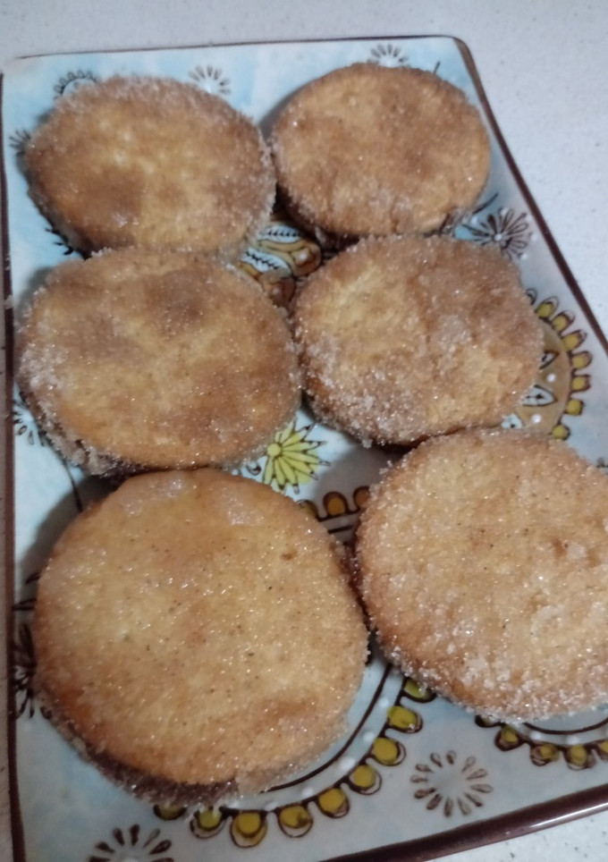 Una foto de Galletas María con nocilla o mantequilla