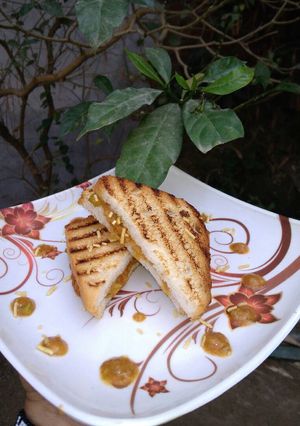 A picture of Bhaji Grill Sandwich.