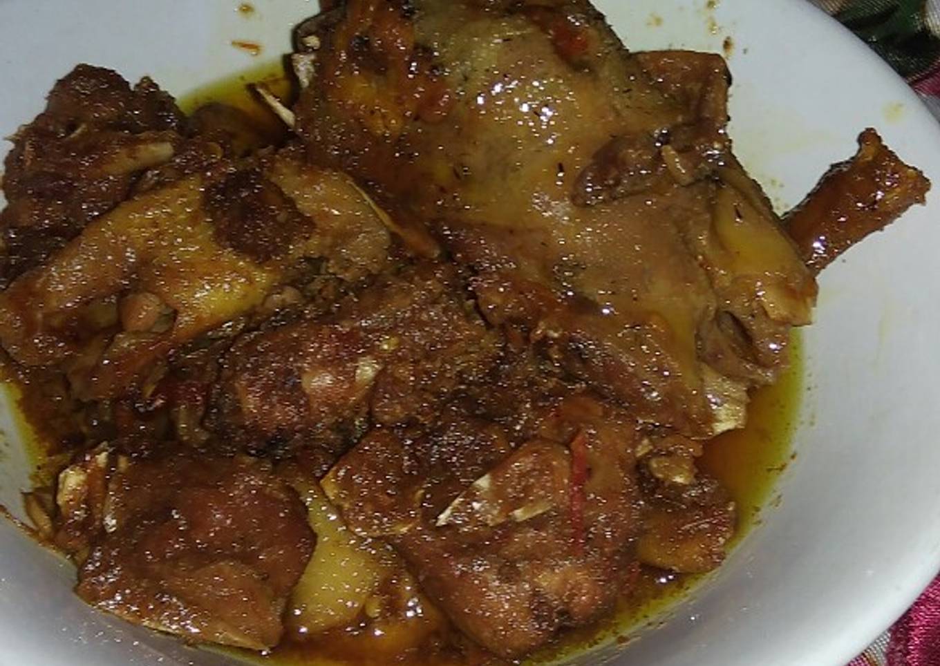 Rica-rica daging entok