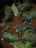 Gulai jeroan ayam pedas