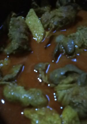 Foto resep Gulai jeroan ayam pedas