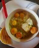 Caldo De Huevo Con Bizcochos
