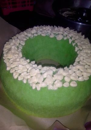 Foto resep Bolu kukus pandan simpel