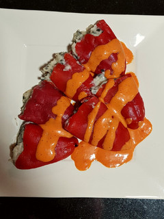 Una foto de Pimientos del piquillo rellenos(vegano!)