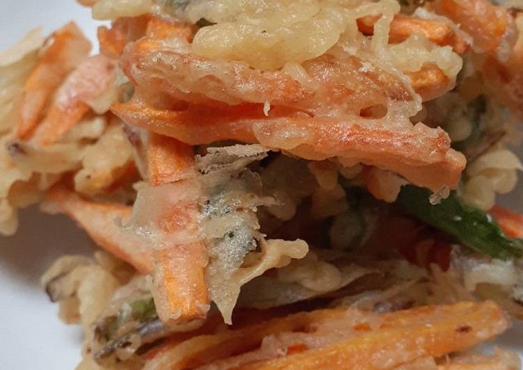 Resep Vegetable tempura kakiage ala ala magurame yang Sempurna