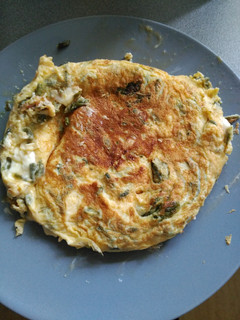 Una foto de Tortilla de espárragos trigueros con queso
