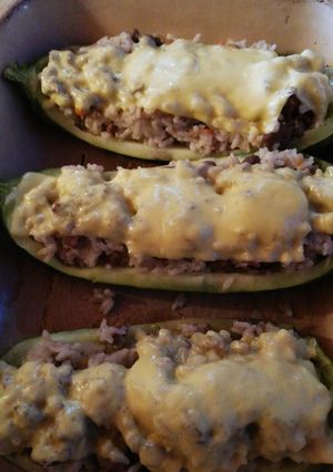 Una foto de Zapallo relleno de amor