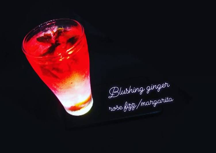 Recipe of Quick BLUSHING GINGER ROSE FIZZ/MARGARITA #5ing