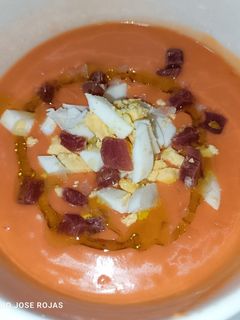 Una foto de Salmorejo cordobés