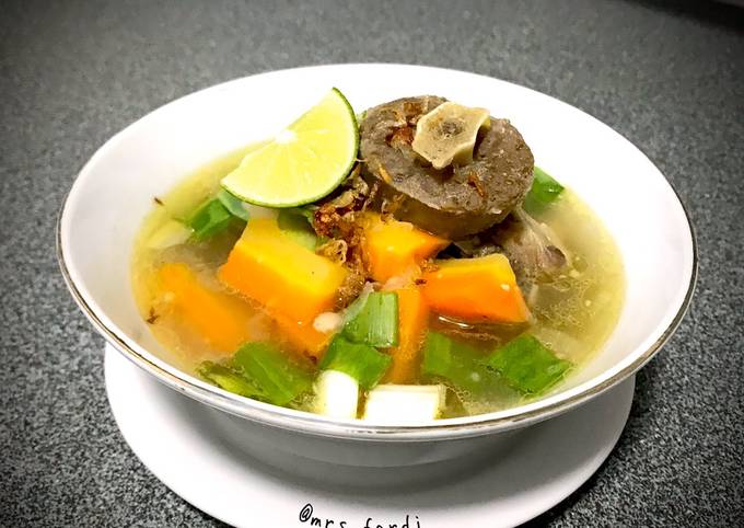 Resep Sop Buntut Anti Gagal