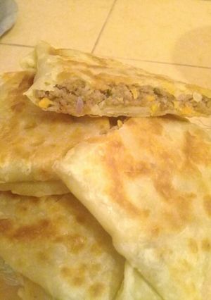 A picture of Stuffed Chapati Rolls (Mkate wa Nyama).