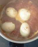 Trứng luộc sốt cà chua