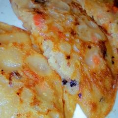 A picture of Local fish pancakes.