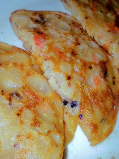 A picture of Local fish pancakes.