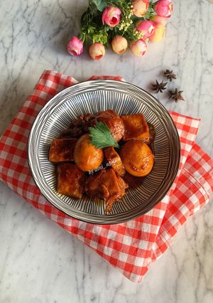 Foto resep Semur Ayam, Telur dan Tahu khas Betawi