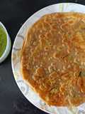 Cabbage and green onion paratha