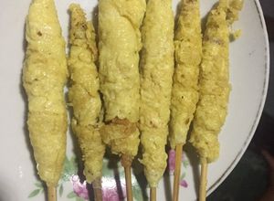 Foto resep Sate Telur gulung anti gagal (Kuncinya ada di minyak)